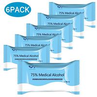 60pcs Small rubbing acohol Wipes with 75% acohol Hand Wipes