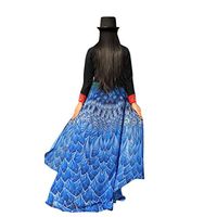Hemlock Peacock Wings Shawl 2019 Butter Fly Wings Shawl Fairy Cape Wrap Scarf Halloween Party Shawl Costume (Blue)