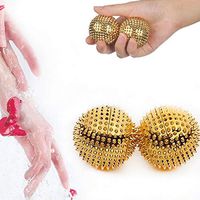 Hand Massage Ball Body Acupressure Magnetic Spiky Massage Acupuncture Pain New