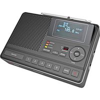 Sangean CL-100 Deluxe Table TOP AM/FM Clock Radio with Same Weather Alert