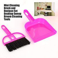 GetBeauty-US Mini Cleaning Brush and Dustpan Set Desktop Sweep Broom Cleaning Tools
