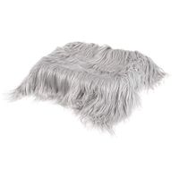 Vedory Baby Photo Props Boy Girls Newborn Baby Photography Shoot Wrap Soft Fur Quilt Photographic Mat (Light Grey),0-3 Months