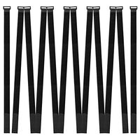 Hanete 12 Pack 24 inch Reusable Fastening Cable Straps, Hook and Loop Cable Tie Wraps Cinch Cable Tie Down Straps