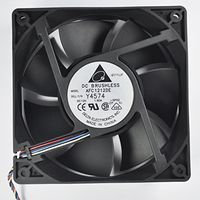 Swellder DELTA AFC1212DE Fan 12V 1.6A 120mmx38mm for DELL P/N Y4574 5-Pin 4-Wire, Dual Ball Bearing cooling fan,DC BRUSHLESS