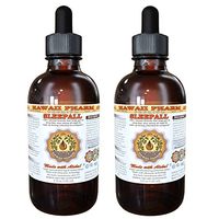 SLEEPALL - HawaiiPharm's Fast Acting Liquid Sleep Aid Natural Premium Herbal Extract Sleep Support Much More Powerful Than a Capsules or Tablets 2x4 oz