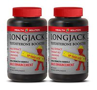 Testosterone Booster for Men tongkat ali - LONGJACK Size UP (All Natural Formula) - Longjack tongkat ali Extract - 2 Bottles 120 Capsules