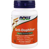 Now Foods Gr8-Dophilus, 60 caps ( Multi-Pack)