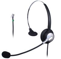 Vanstalk Telephone Headset Monaural with Noise Cancelling Mic, Call Center Headphone RJ9 for Aastra 9116 2465 6739i Avaya 5420 1120 Mitel 5055 Plantronics T50 ShoreTel IP230 (VT10SA1)