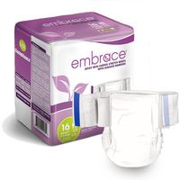 Embrace Adult Skin Caring Stretch Briefs with Leakage Barriers - Large/X-Large - 48" - 66" (16/pk | 6 pk/cs)