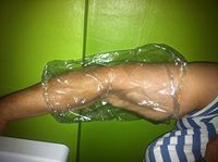 Picc Line Shower Sleeve - 7 Pack - Extra Large - Knee Guard Protector - Fits (Arm - Thigh - Calf) 23-28" circumfence - Tattoo Supply