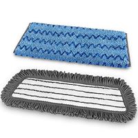 MR.SIGA 18" Professional Microfiber Mop Refills, 2 Pack