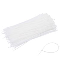 TrendBox Self-Locking Nylon Plastic Cable Wire Tie Zip Ties 10 inch 500 Pieces - White