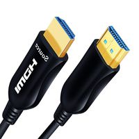Shuliancable Fiber Optic HDMI Cable， HDMI Optical Cable Support 4K@60Hz/4:4:4 HDR HDCP High Speed 18Gbps HDMI Lead 5m10m 15m 20m 30m 50m (100Ft/30M)