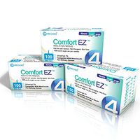 Clever Choice Comfort EZ Insulin Pen Needles 33G 4mm 3-Pack (300 Needles)
