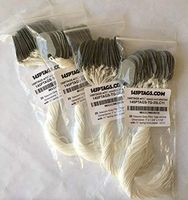 145P Tags (PROMO) w/11" Lacing cord pigtail (Qty 100) Telecom Grey FIBER 145PTAG