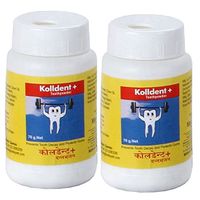 Medisynth Kolldent Plus Tooth Powder Pack Of 2