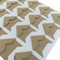 240pcs Self Adhesive Paper Photo Corner Stickers For Scrapbooking, Photo book, Personal Journal & Diary Adhesives (Craft)