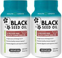 Health Logics Black Cumin Seed Oil Softgels, 100 Count (100 Pack Of 2)