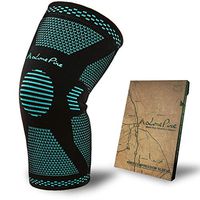 LONEPINE Knee Brace, Compression Sleeve for Women & Men - Knee Support for Knee Pain, Meniscus Tear, Arthritis Pain, Running, Weightlifting, Cycling, Basketball Sports. Plus Size (Aqua, Small)