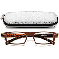 Computer Reading Glasses Men and Women - Anti UV Glare Lens Small Fun Prescription Safety Computer Reading Glasses +3.0