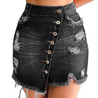 Women's Denim Mini Skirt Summer Plus Size Shorts Summer Casual Skirt Teresamoon