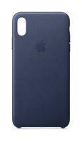 Apple Leather Case (for iPhone Xs Max) - Midnight Blue (Renewed)
