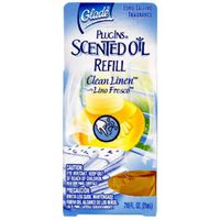 Glade Plugins Scented Oil Refill, Clean Linen, 0.67 Fluid Ounce