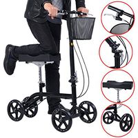 DreamHank Steerable Foldable Turning Brake Knee Walker Scooter