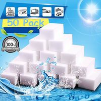 Extra Large 1-1/2" Magic Eraser Cleaning Sponge-Universal Cleaner Pads Melamine Foam-50 Pack