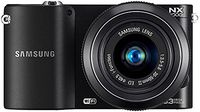 Samsung NX1000 Mirrorless Digital Camera with 20-50mm Lens, 20.3MP (Black)