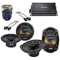 Compatible with Chevy Monte Carlo 00-07 OEM Speaker Upgrade Harmony R65 R69 & CXA300.4 Amp (Renewed)