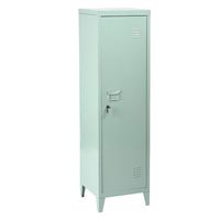HouseinBox Office File Storage Metal Cabinet 3 Door Cupboard Locker Organizer Console Stand 3-in-1 Wardrobe 137CM,Green