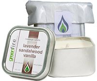 Greenfire All Natural Massage Oil Candle, Lavender Sandalwood Vanilla, 4 Fluid Ounce
