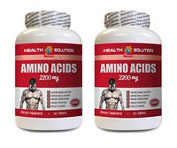 Bodybuilding Supplements Natural - Amino ACIDS 2200 Mg - Muscle Maker - l-arginine Complex - 2 Bottles 300 Tablets