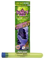 Juicy Grape Pure Hemp Wraps (1 Pack) with Rolling Paper Depot XL Kewltube