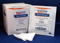 Gauze Sponge Medi-Pak Performance Cotton Gauze 8-Ply 2 X 2 Inch Square Sterile - 100/BX (MFN # 16-4228)