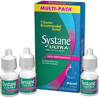 Systane Ultra Lubricant Eye Drops, 0.3 Fl Oz, Pack of 3