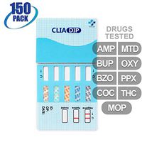 MiCare [150pk] - 9-Panel Urine Drug Test Card (AMP/BUP/BZO/COC/MOP/MTD/OXY/PPX/THC) #MI-WDOA-295
