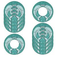 ExpressionMed - Adhesive Patch for Libre (10-Pack) - Pre-Cut, Waterproof, Non-Fraying CGM Tape (Narwhal)