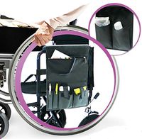 Wheelchair/Walker Armrest Side Multi-Pocket Organizer