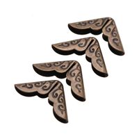 50pcs Scrapbooking Photo Mounting Corners Book Albums Menus Notebook Folder File Corner Protectors(C086 Bronze)