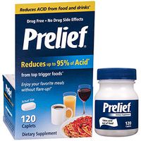 Prelief Acid Reducer Caplets 120 Count Dietary Supplement