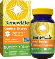 Renew Life, Probiotic Prebiotic Optimal Energy, 60 Count