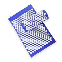 Ysswjzz Base yoga Acupressure mat/acupuncture mat for Massage/Wellness/Relaxation and tension release (Color : Blue)
