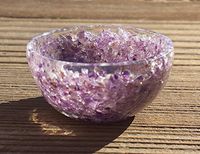 [A&S Crystals] AMETHYST 2" Orgone Bowl
