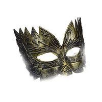 Mardi Gras Party Masquerade Mask,Halloween Half face mask Handsome Cool mask Prom Party Baron Silver Eagle Bronze Prom Masks