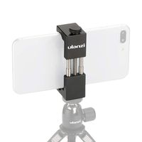 Universal ST-01 Smart Phone Holder Tripod Mount Stand Compatible with iPhone X XS Samsung, and All Phones Quality Metal Durable Black