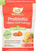 Probiotic Soft Chews 5 Billion CFUs Tropical Punch (30 Soft Gels)