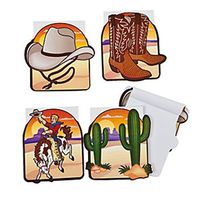Cowboy Notepads, 24 Count