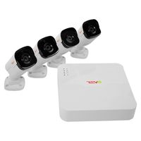 Revo America Ultra 4Ch. 1TB HDD 4K IP NVR Security System - Fixed Lens IP Cameras 4 x 4MP Audio Bullet Cameras - Remote Access via Smart Phone, Tablet, PC & MAC